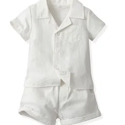 StyleCast x Revolte Kids Short Sleeves Pure Cotton Shirt With Shorts-picture-14