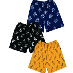 IndiWeaves Girls Pack Of 3 Conversational Printed Shorts-picture-20
