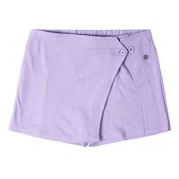 Allen Solly Junior Girls Mid-Rise Pure Cotton Regular Shorts-picture-51