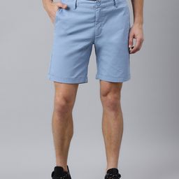 Woodland Men Blue Denim Shorts-picture-18
