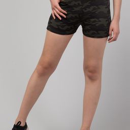 Apraa & Parma Women Camouflage Printed Sports Shorts-picture-42