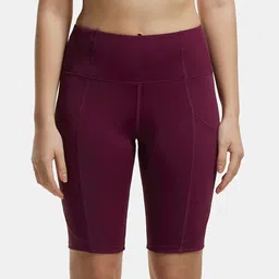 Jockey Stretch Slim Fit Shorts with Side Pockets & Stay Fresh Treatment-image-14