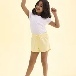Go Colors Girls Mid Rise Knit Shorts-image-22