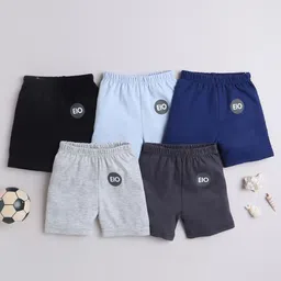 EIO Kids Pack Of 5 Pure Cotton Shorts-picture-19