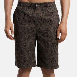 Jockey Men Abstract Printed Mid Rise Cotton Shorts-picture-32