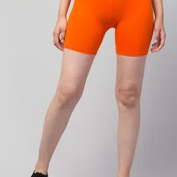 Apraa & Parma Women Mid-Rise Above Knee Slim Fit Pure Cotton Sports Shorts-image-76