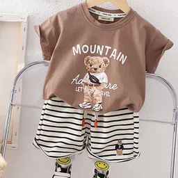 INCLUD Boys Printed T-Shirt With Shorts-picture-26