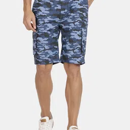 RUG WOODS Men Camouflage Pure Cotton Cargo Shorts-picture-10