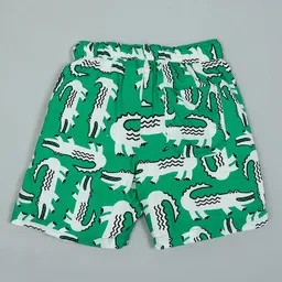 The Lion and The Fish Boys Graphic Printed Relaxed Fit Mid-Rise Regular Casual Shorts image 2
