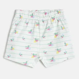 MINI KLUB Girls Multicoloured Floral Printed Regular Shorts image 3