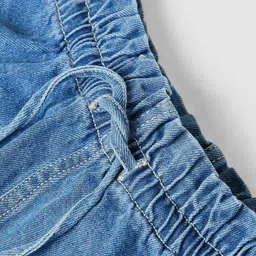 max Girls Regular Fit Mid-Rise Denim Shorts image 4