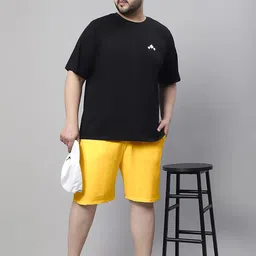 ARDEUR Men Plus Size Mid-Rise Cotton Shorts image 4