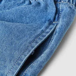 max Girls Regular Fit Mid-Rise Denim Shorts image 3