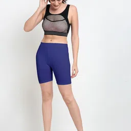 Jinfo Women Pack of 3 Cotton Sports Shorts image 5