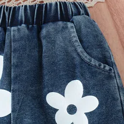 INCLUD Girls Printed Crop Top With Shorts image 5