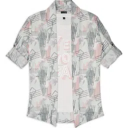 CAVIO Boys Printed Pure Cotton T-shirt with Shrug-picture-20