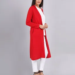 KEIKO Women Long Sleeves Front Open Shrug image 3