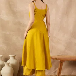 all about you Women Regular Kurta with Trousers image 5