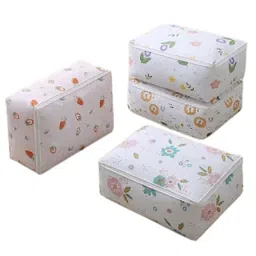 rasofab ZWERLIN Under-Bed Storage Bag, Waterproof Blanket Organiser, Foldable Quilt Clothes Container image 1