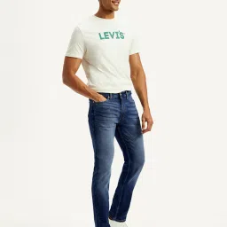 levi's Men's 511 Blue Slim Fit Mid Rise Jeans image 5