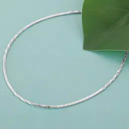 GIVA Rhodium-Plated 925 Sterling Silver Anklet image 1