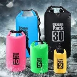 bloriza 30L PVC Waterproof Dry Bag Sack Ocean Pack Floating Camping | Multi Color image 4