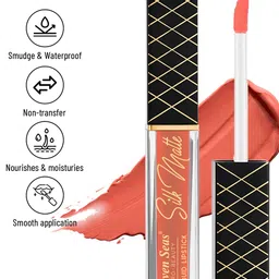 Seven Seas Transfer Proof Silk Matte Liquid Lipstick 8 g - Sepa Skin 1 image 2