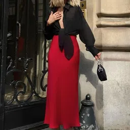 LULU & SKY A-Line Maxi Slip Skirt-picture-10