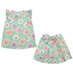 Clothe Funn Girls Printed Top with Skirt-picture-26