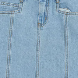 Pantaloons Junior Girls Pure Cotton Mini A-Line Skirt image 4