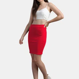 N-Gal Slim Fit Straight Pencil Skirt image 4