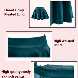 PINK SHELL Women Flared Mini Skirt image 3