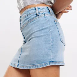 FREAKINS Back Straight Mini Skirt image 2