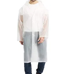 Women's Waterproof PVC Long Raincoat (Pack Of 01) image 1