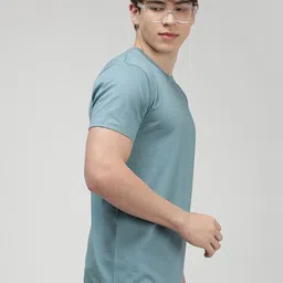 SPORTO Round Neck Super Soft Everfresh Breathable Cotton T-shirt image 3