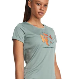 UNDER ARMOUR UA W Speed Stride Graphic Printed Short Sleeves T-shirt image 1