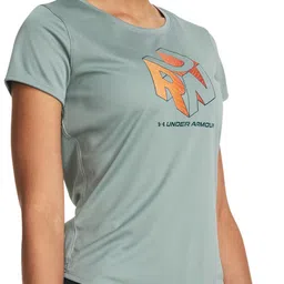 UNDER ARMOUR UA W Speed Stride Graphic Printed Short Sleeves T-shirt image 2