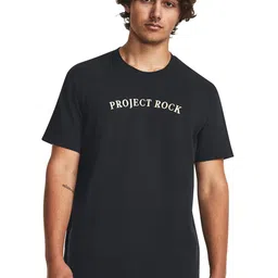 UNDER ARMOUR UA Project Rock Crest Heavyweight Printed Relaxed-Fit T-Shirt image 3