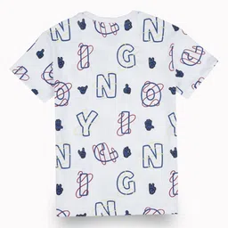 Gini and Jony Boys Typography Printed Applique T-shirt image 3