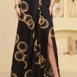 First Resort by Ramola Bachchan Printed Maxi Straight Skirt-picture-10