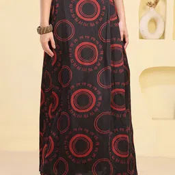 First Resort by Ramola Bachchan Women Printed Flared Maxi Skirt image 4
