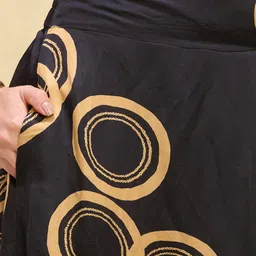First Resort by Ramola Bachchan Printed Maxi Straight Skirt image 3