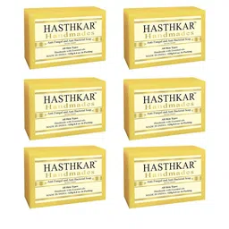 Hasthkar Set of 6 Handmade Tea Tree & Oregano Anti-Fungal & Anti-Bacterial Soaps-125g Each-picture-28