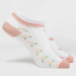 J Style Women Pack Of 2 Patterned Ankle Length Socks image 1