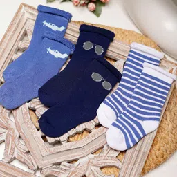 PASSION PETALS Infants Boys Set Of 3 Ankle-Length Socks-picture-20