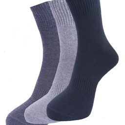 Dollar Socks Men Pack Of 3 Assorted Cotton Above Ankle-Length Socks-picture-47