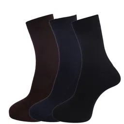 Dollar Socks Men Pack Of 3 Assorted Cotton Above Ankle-Length Socks-image-98