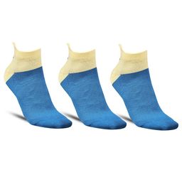 Dollar Socks Men Pack Of 3 Colorblocked Ankle Length Socks-picture-26