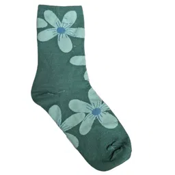 BAESD Kids Pack of 5 Floral Printed Calf-Length Socks image 5