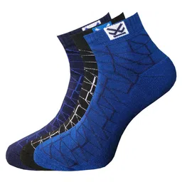 WROGN Men Pack Of 6 Patterned Ankle Length Socks image 2